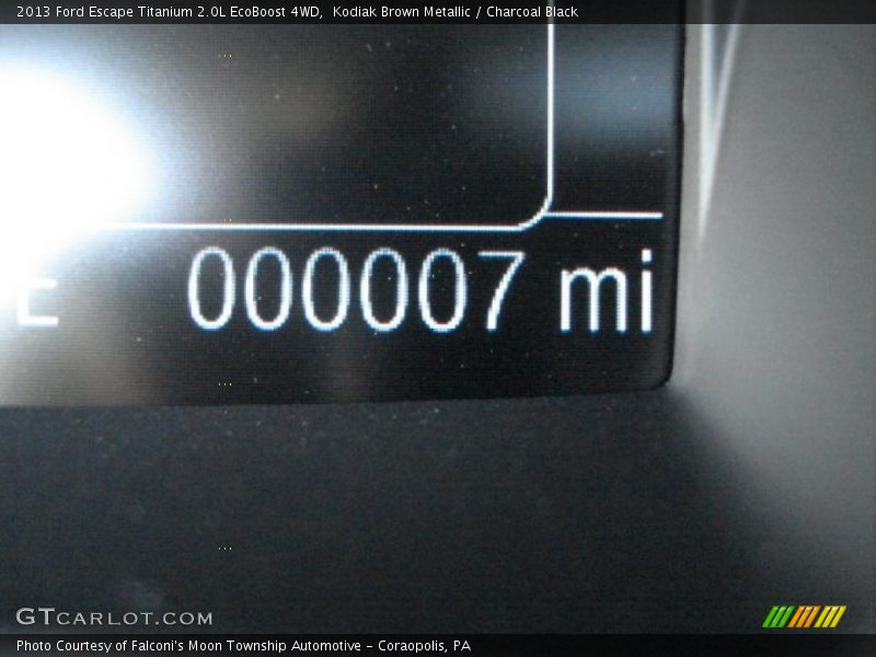Kodiak Brown Metallic / Charcoal Black 2013 Ford Escape Titanium 2.0L EcoBoost 4WD