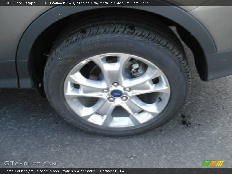 Sterling Gray Metallic / Medium Light Stone 2013 Ford Escape SE 1.6L EcoBoost 4WD