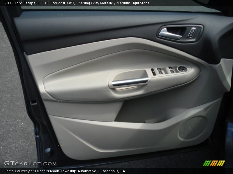 Sterling Gray Metallic / Medium Light Stone 2013 Ford Escape SE 1.6L EcoBoost 4WD