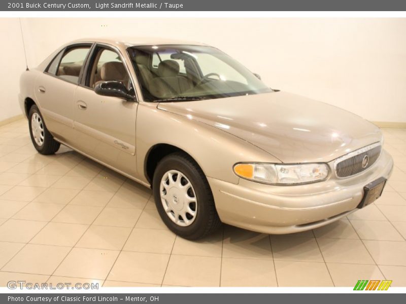 Light Sandrift Metallic / Taupe 2001 Buick Century Custom