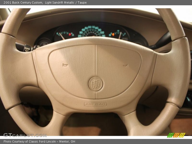 Light Sandrift Metallic / Taupe 2001 Buick Century Custom