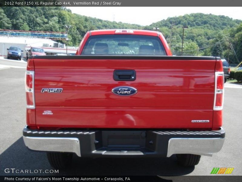 Vermillion Red / Steel Gray 2012 Ford F150 XL Regular Cab 4x4