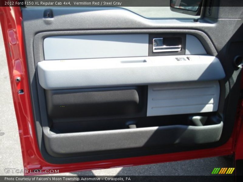 Vermillion Red / Steel Gray 2012 Ford F150 XL Regular Cab 4x4