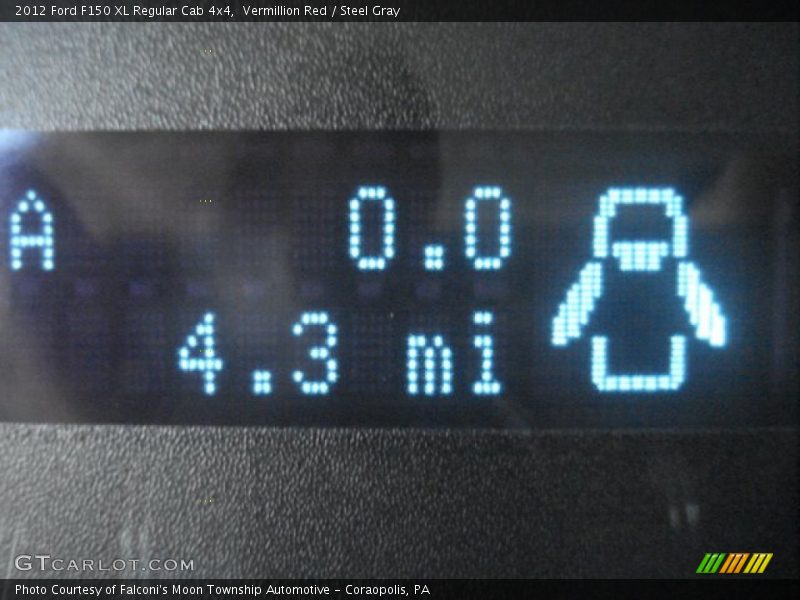 Vermillion Red / Steel Gray 2012 Ford F150 XL Regular Cab 4x4