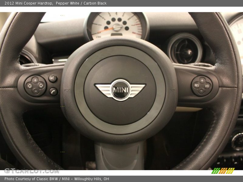 Pepper White / Carbon Black 2012 Mini Cooper Hardtop