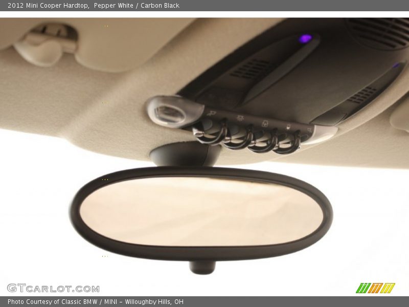 Pepper White / Carbon Black 2012 Mini Cooper Hardtop