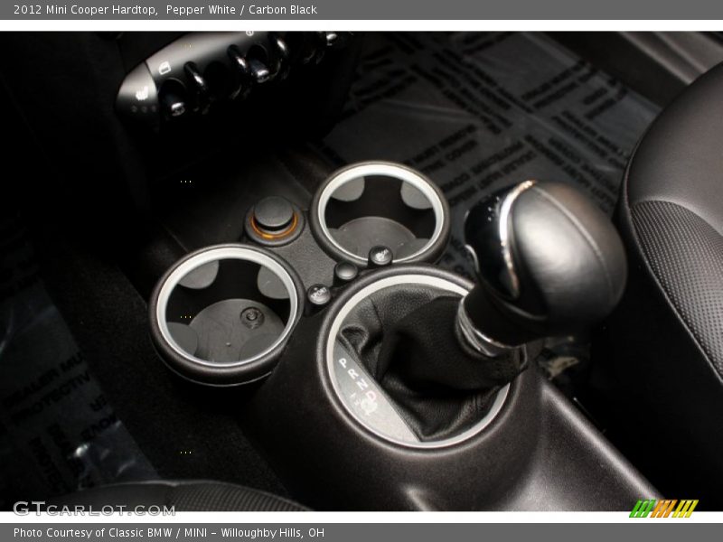 Pepper White / Carbon Black 2012 Mini Cooper Hardtop