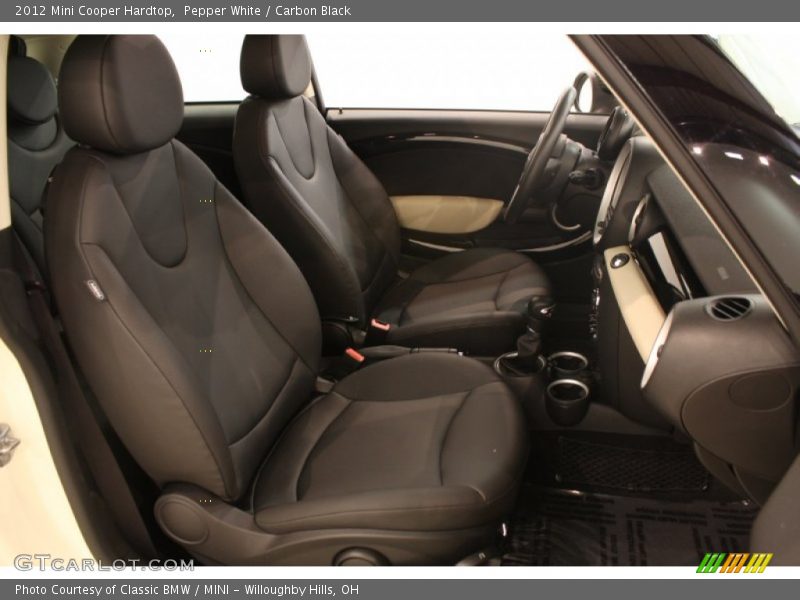 Pepper White / Carbon Black 2012 Mini Cooper Hardtop