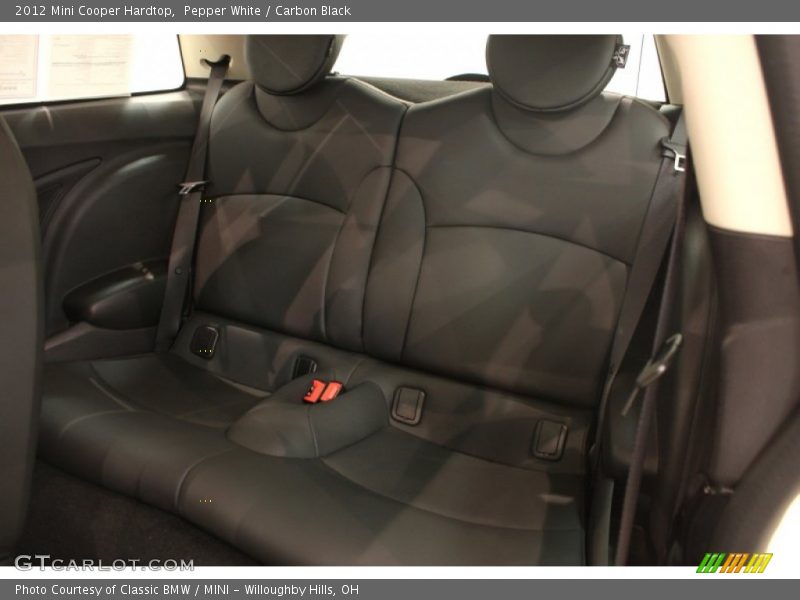 Pepper White / Carbon Black 2012 Mini Cooper Hardtop