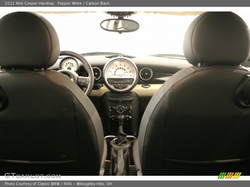 Pepper White / Carbon Black 2012 Mini Cooper Hardtop