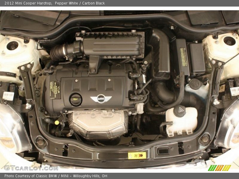 Pepper White / Carbon Black 2012 Mini Cooper Hardtop