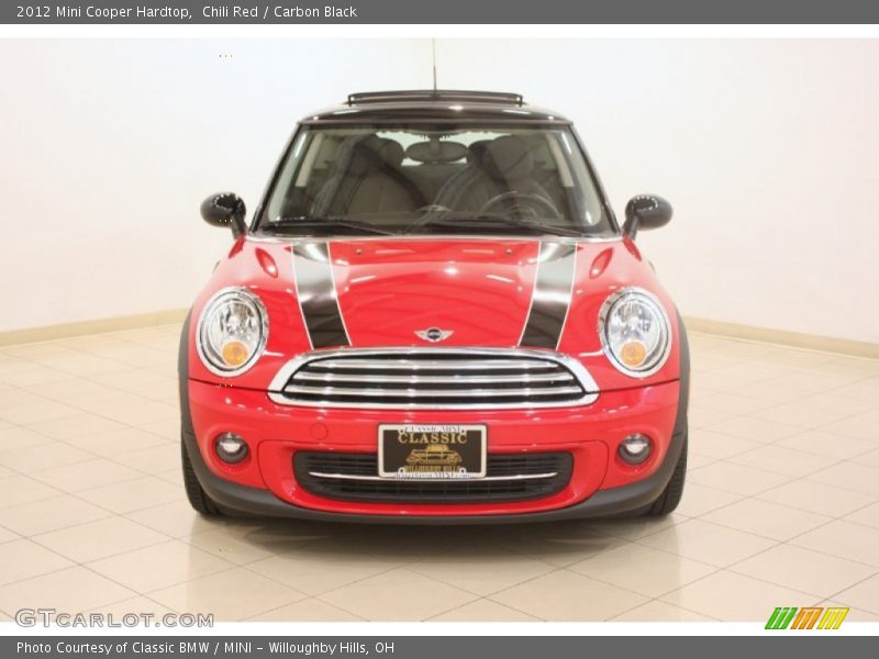Chili Red / Carbon Black 2012 Mini Cooper Hardtop