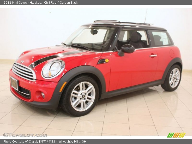 Chili Red / Carbon Black 2012 Mini Cooper Hardtop