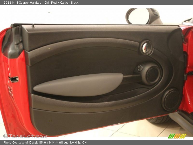 Chili Red / Carbon Black 2012 Mini Cooper Hardtop