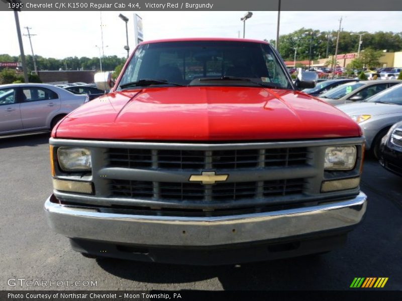 Victory Red / Burgundy 1995 Chevrolet C/K K1500 Regular Cab 4x4