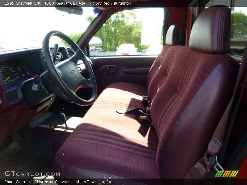 Victory Red / Burgundy 1995 Chevrolet C/K K1500 Regular Cab 4x4