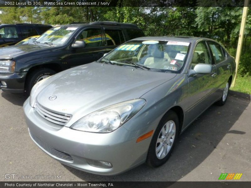 Mystic Sea Green Opalescent / Ivory 2002 Lexus ES 300
