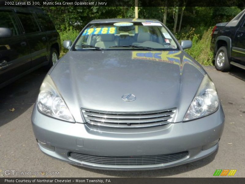 Mystic Sea Green Opalescent / Ivory 2002 Lexus ES 300