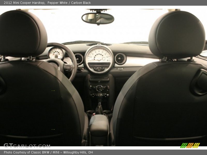 Pepper White / Carbon Black 2012 Mini Cooper Hardtop