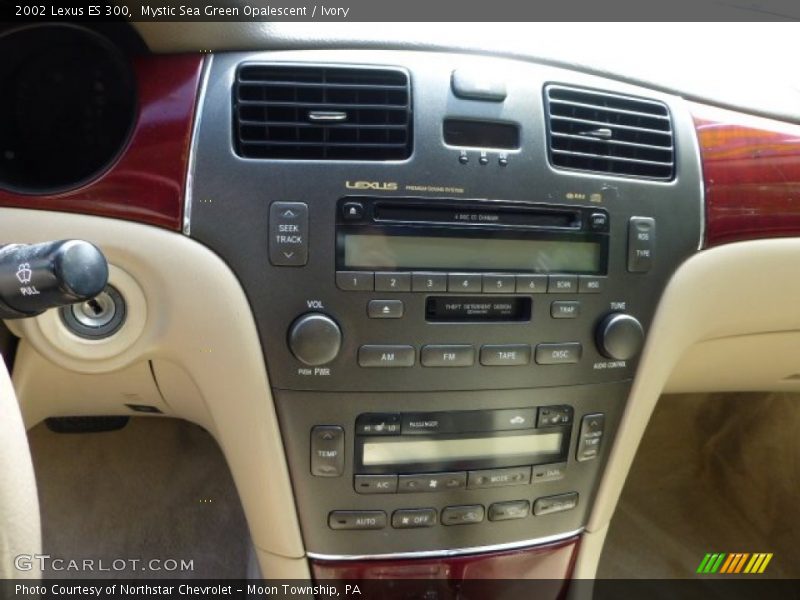 Mystic Sea Green Opalescent / Ivory 2002 Lexus ES 300