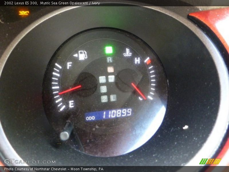 Mystic Sea Green Opalescent / Ivory 2002 Lexus ES 300