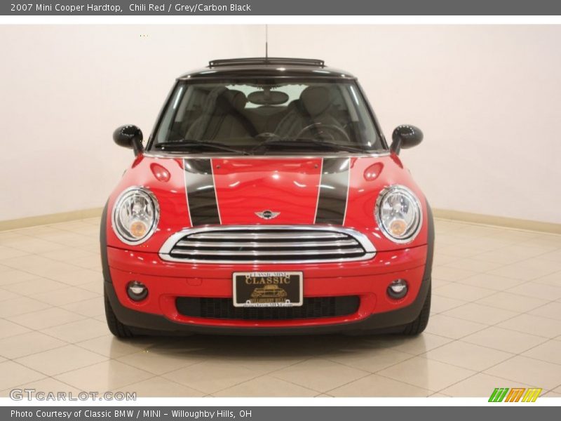 Chili Red / Grey/Carbon Black 2007 Mini Cooper Hardtop