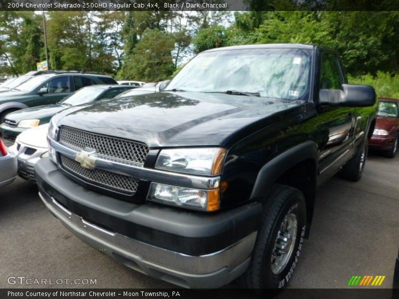 Black / Dark Charcoal 2004 Chevrolet Silverado 2500HD Regular Cab 4x4