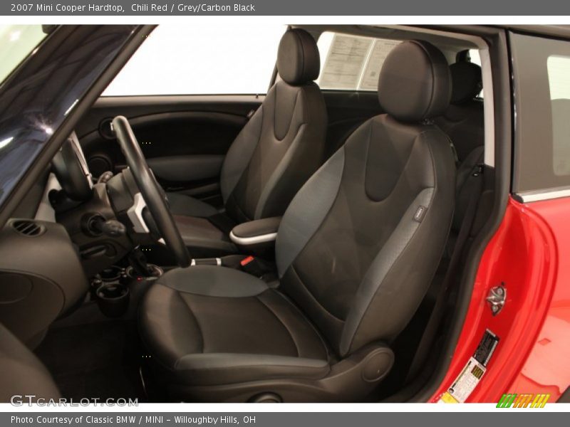 Chili Red / Grey/Carbon Black 2007 Mini Cooper Hardtop