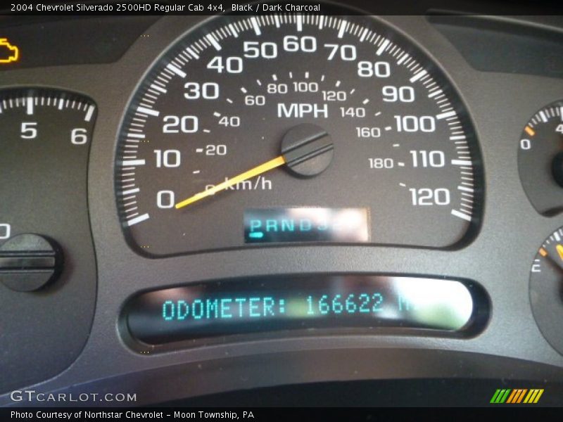 Black / Dark Charcoal 2004 Chevrolet Silverado 2500HD Regular Cab 4x4