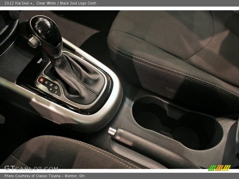 Clear White / Black Soul Logo Cloth 2012 Kia Soul +