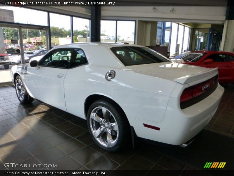 Bright White / Dark Slate Gray 2011 Dodge Challenger R/T Plus