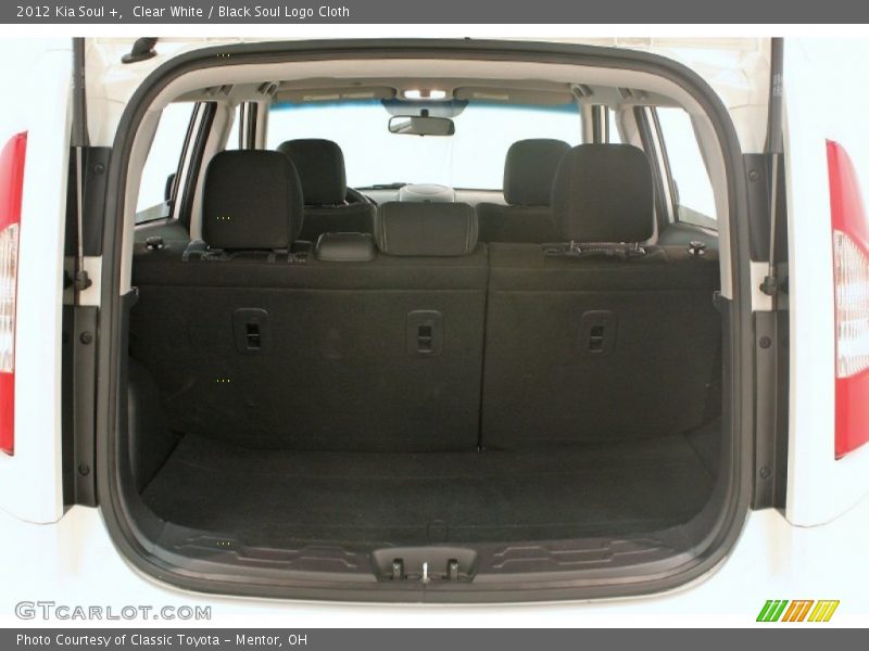 Clear White / Black Soul Logo Cloth 2012 Kia Soul +