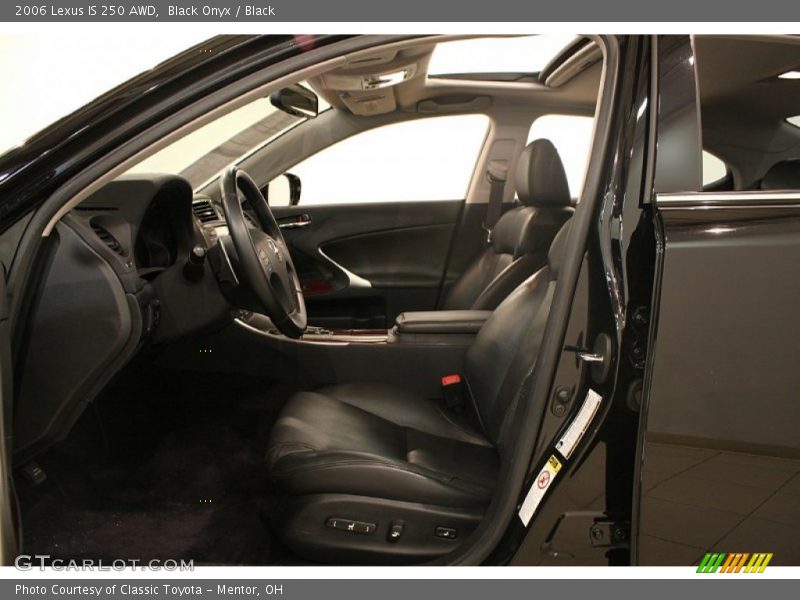 Black Onyx / Black 2006 Lexus IS 250 AWD