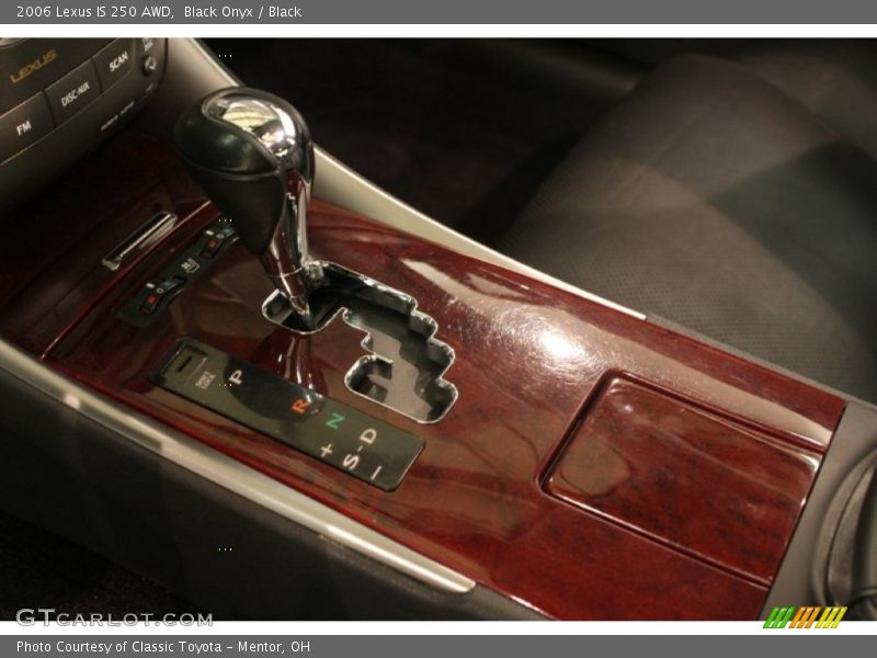 Black Onyx / Black 2006 Lexus IS 250 AWD