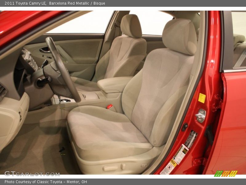 Barcelona Red Metallic / Bisque 2011 Toyota Camry LE