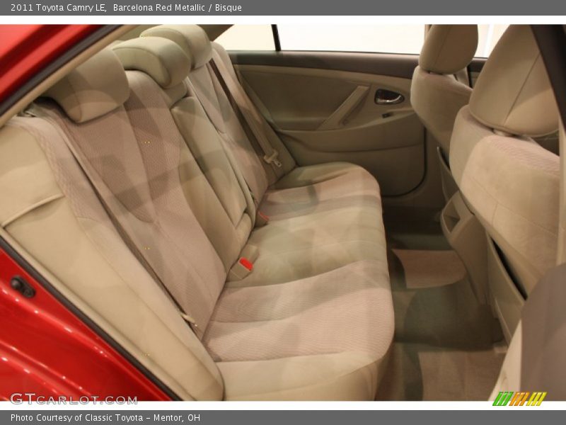 Barcelona Red Metallic / Bisque 2011 Toyota Camry LE