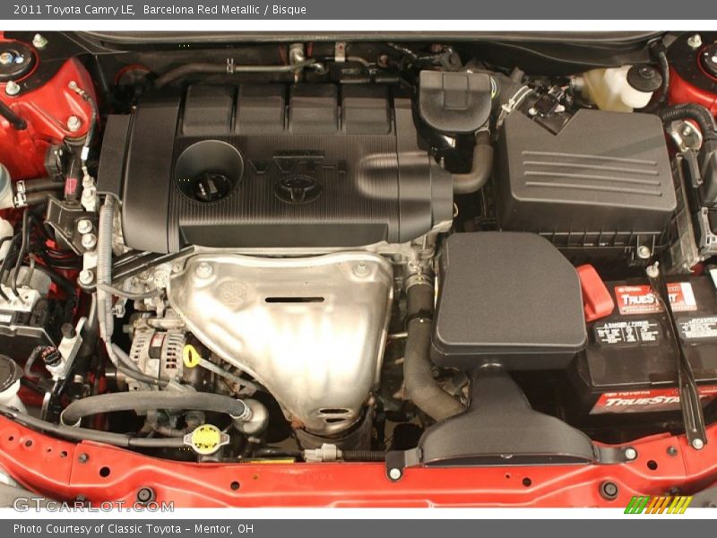 Barcelona Red Metallic / Bisque 2011 Toyota Camry LE