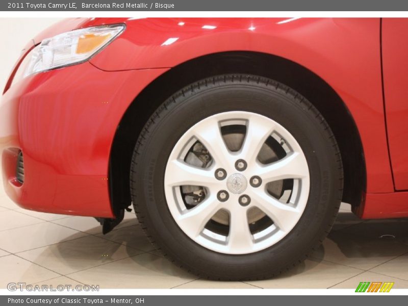 Barcelona Red Metallic / Bisque 2011 Toyota Camry LE