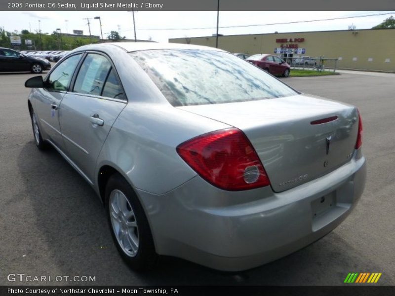 Liquid Silver Metallic / Ebony 2005 Pontiac G6 Sedan