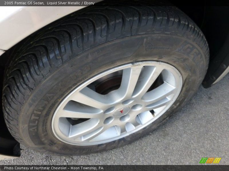 Liquid Silver Metallic / Ebony 2005 Pontiac G6 Sedan