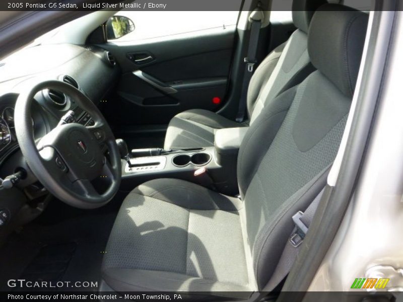 Liquid Silver Metallic / Ebony 2005 Pontiac G6 Sedan