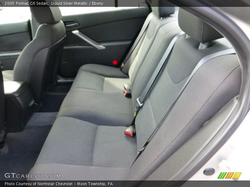 Liquid Silver Metallic / Ebony 2005 Pontiac G6 Sedan