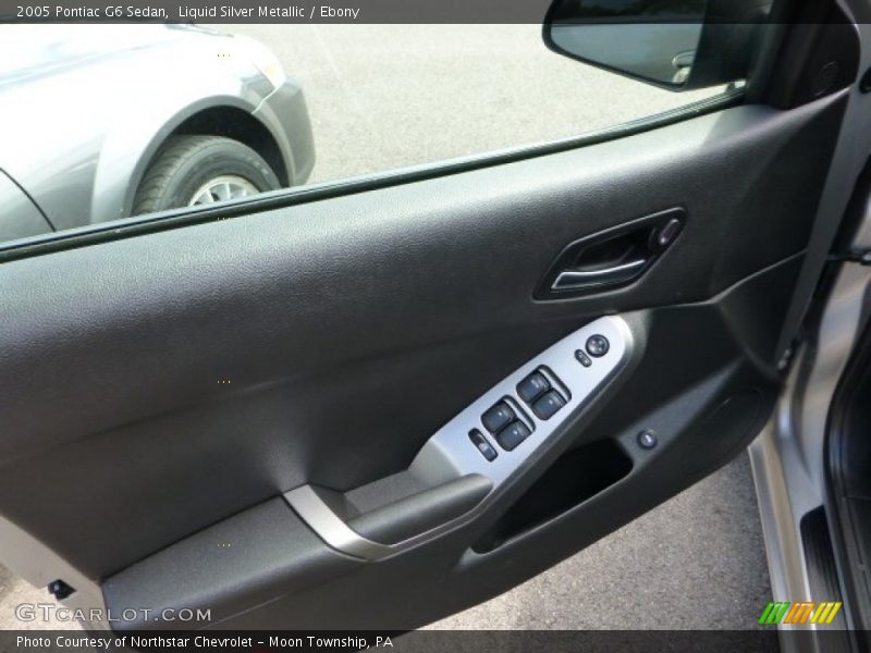 Liquid Silver Metallic / Ebony 2005 Pontiac G6 Sedan