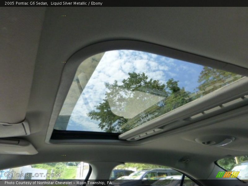 Liquid Silver Metallic / Ebony 2005 Pontiac G6 Sedan