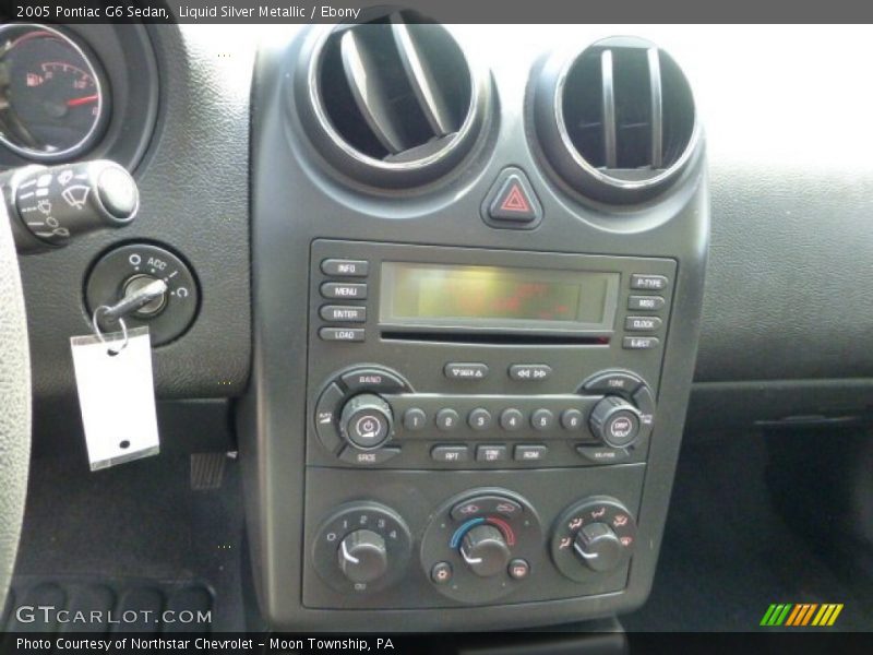 Liquid Silver Metallic / Ebony 2005 Pontiac G6 Sedan