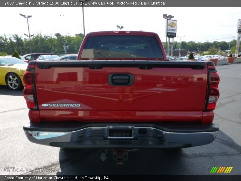 Victory Red / Dark Charcoal 2007 Chevrolet Silverado 1500 Classic LT  Z71 Crew Cab 4x4