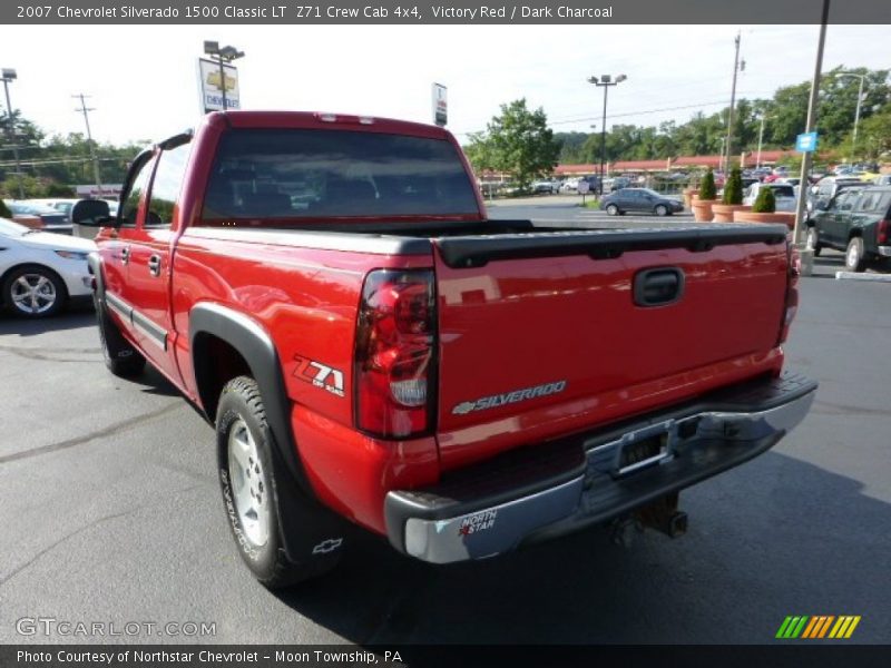 Victory Red / Dark Charcoal 2007 Chevrolet Silverado 1500 Classic LT  Z71 Crew Cab 4x4