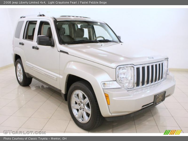 Light Graystone Pearl / Pastel Pebble Beige 2008 Jeep Liberty Limited 4x4