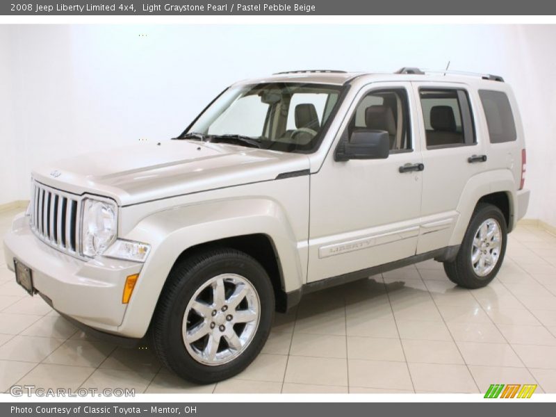 Light Graystone Pearl / Pastel Pebble Beige 2008 Jeep Liberty Limited 4x4