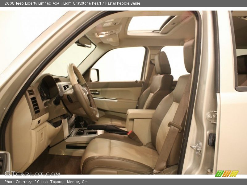Light Graystone Pearl / Pastel Pebble Beige 2008 Jeep Liberty Limited 4x4